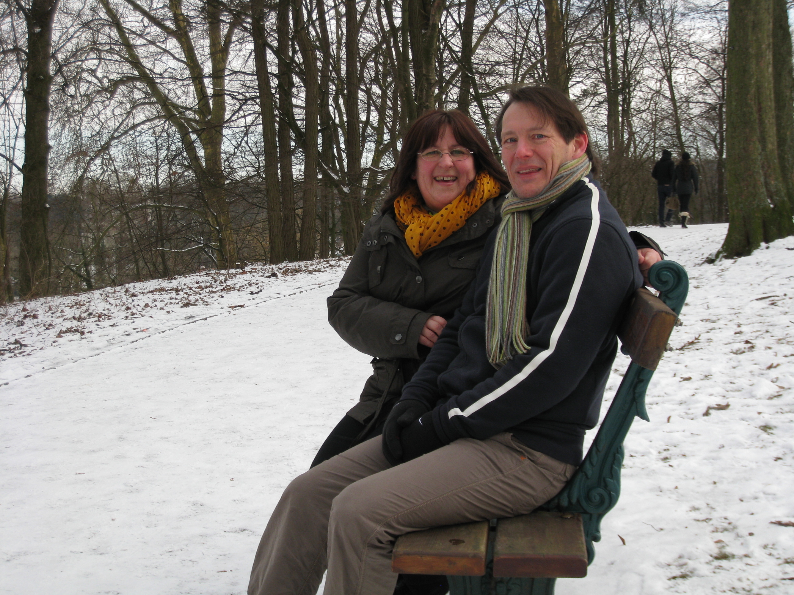Parc de Woluwe in the snow